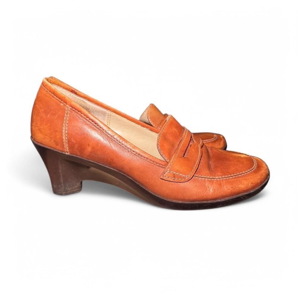 Anne Klein Women's Brown Heeled Loafers size 7M